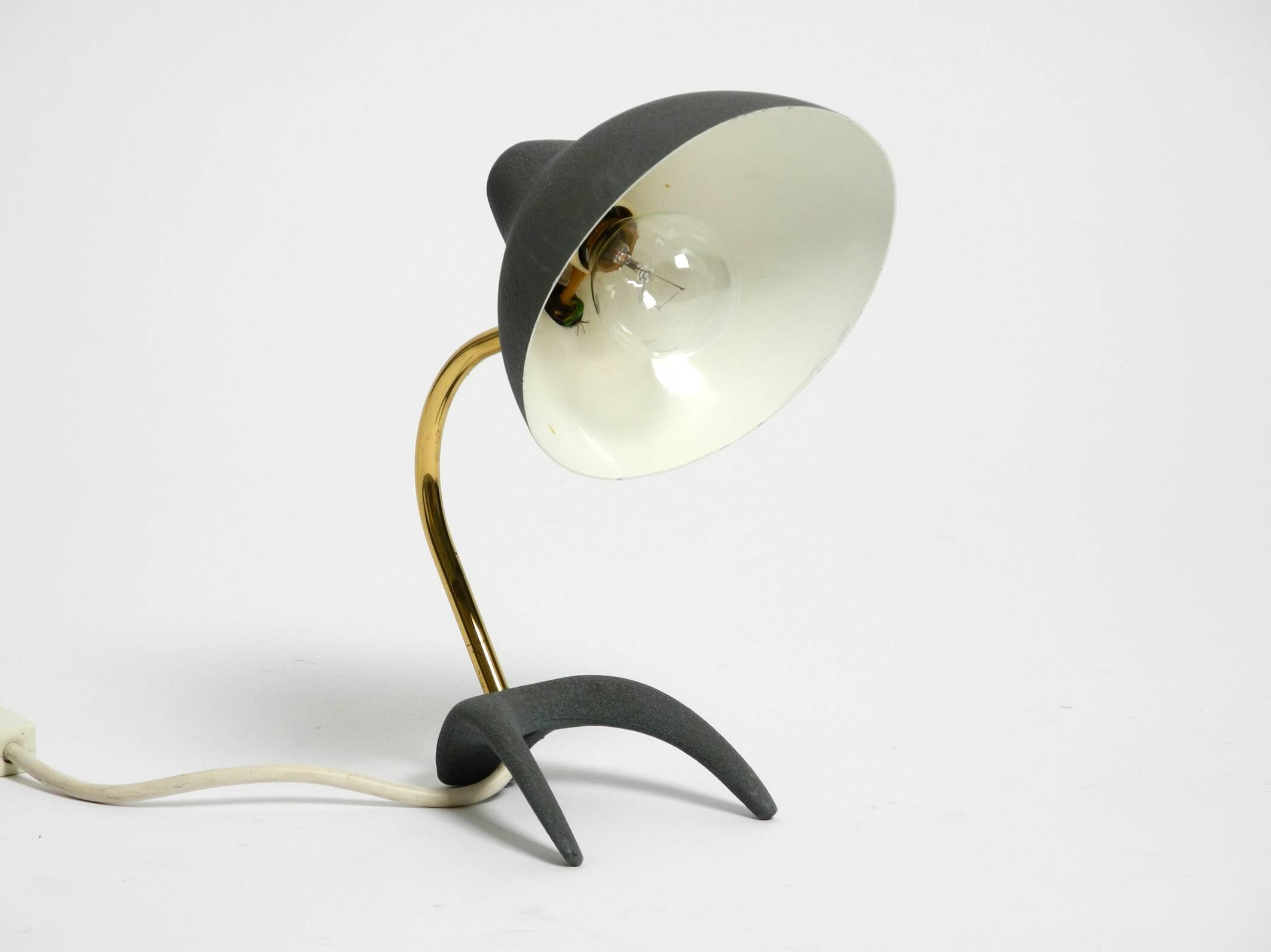 Small Mid Century crow's foot table lamp by Karl Heinz Kinsky for Cosack
