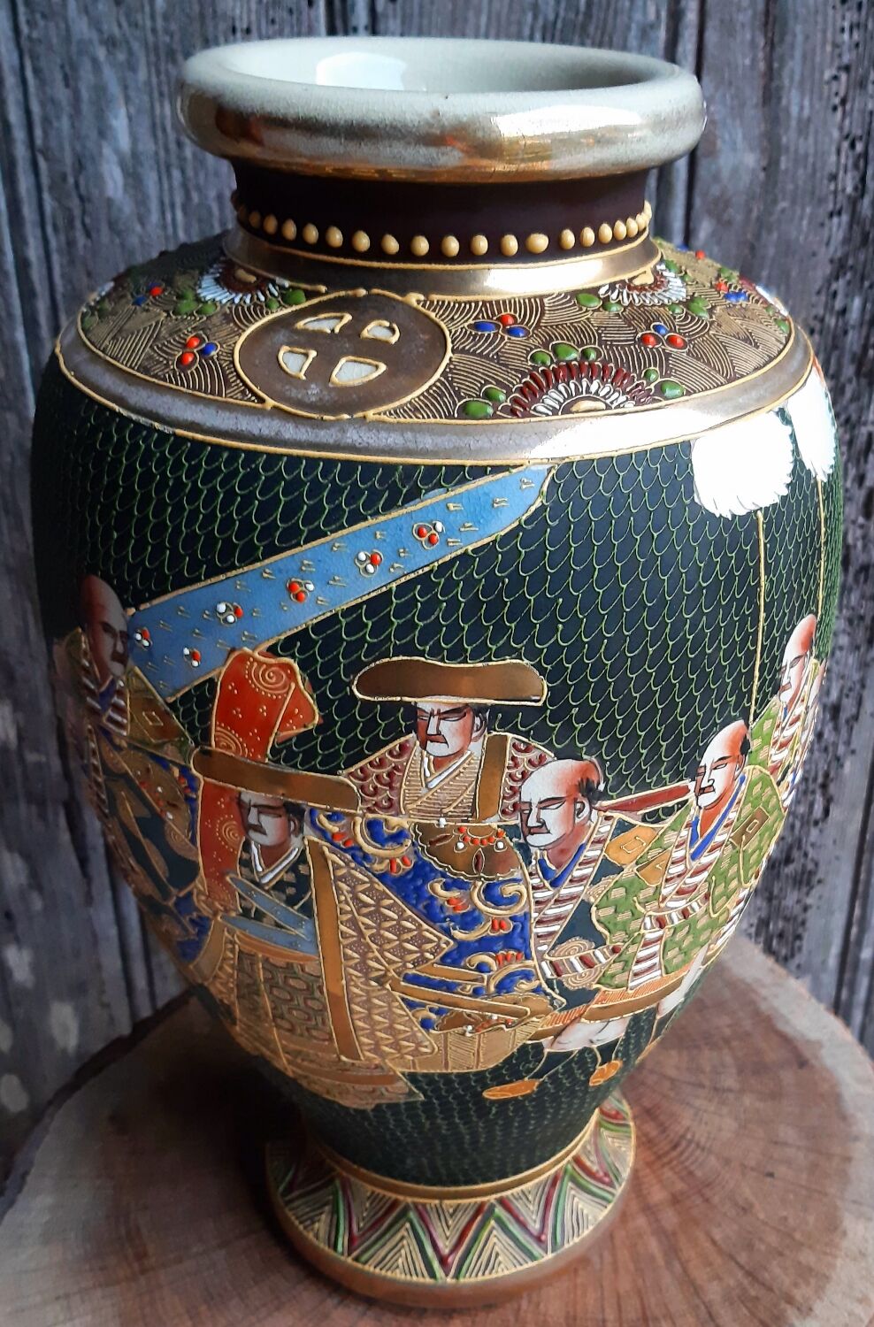 Satsuma porcelain vase