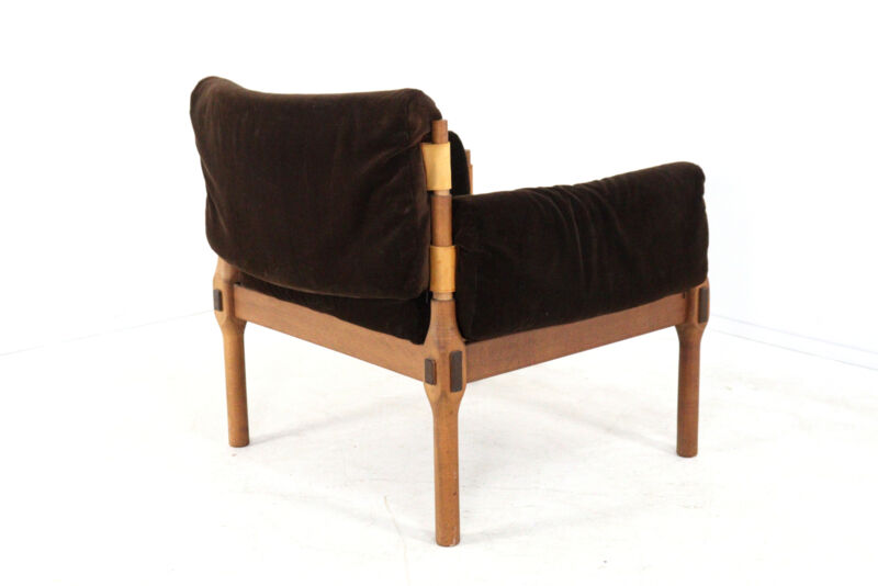 mid century danish design Safari armchair - rare piece - original condition