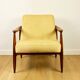 Light Yellow GFM63 Lounge Chair by J. Kedziorek, 1970s