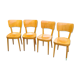 Ensemble de 4 chaises bistrot Baumann