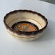 4 nesting salad bowls in enameled ceramic mbfa pont l abbé decorated vintage hand