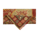 Handwoven vintage anatolian red runner carpet 89 cm x 384 cm