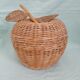Wicker apple box