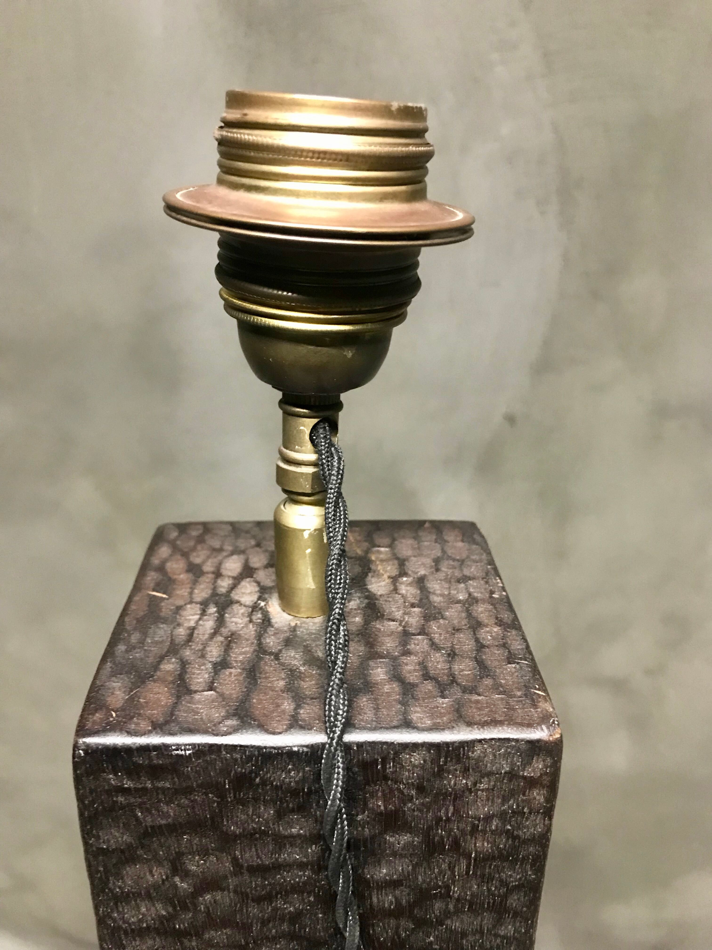 Brutalist style floor lamp