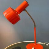Lampe de bureau orange Hustadt Leuchten du milieu du siècle