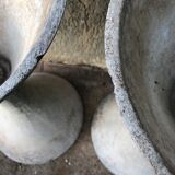 Pair of demonic gardeners by Anton Bee & Willy Guhl 1969