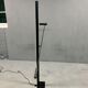 Articulated floor lamp 1 arm Stilnovo in black lacquered steel
