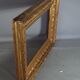 Nineteenth century frame gilded stucco wood 51.5x40 foliage 36.7x25.5 cm SB