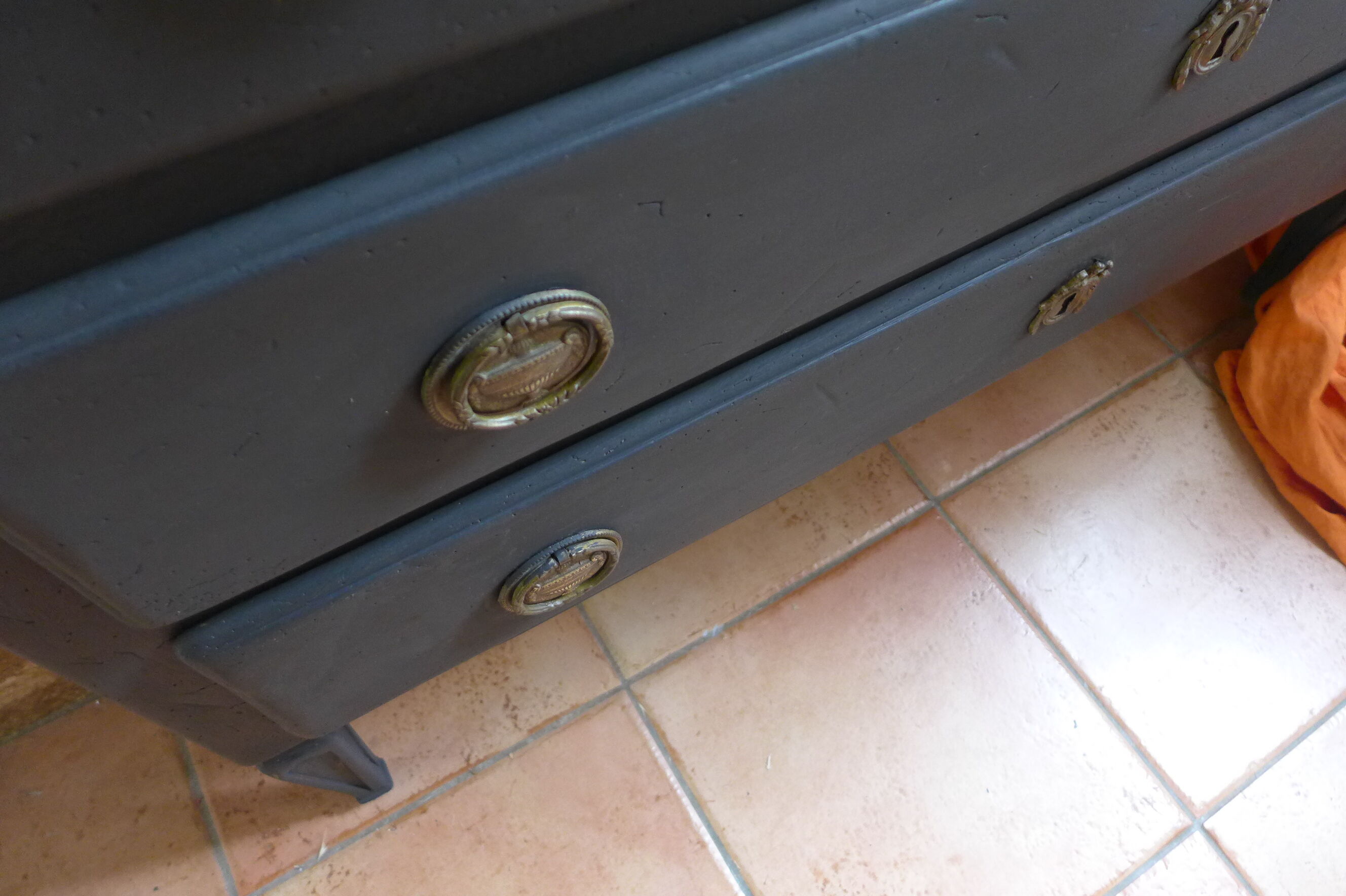 Old patinated commodity