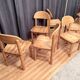 Ensemble de six chaises conçues par Rainer Daumiller, Hirtshals Savvaerk, Danemark.