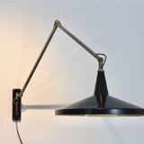 Gispen Panama Wall Lamp No. 4050 by Wim Rietveld & André Cordemeyer – Black