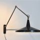 Gispen Panama Wall Lamp No. 4050 by Wim Rietveld & André Cordemeyer – Black