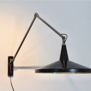 Gispen Panama Wall Lamp No. 4050 by Wim Rietveld & André Cordemeyer – Black