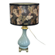Lampe époque Napoléon III vert céladon et bronze