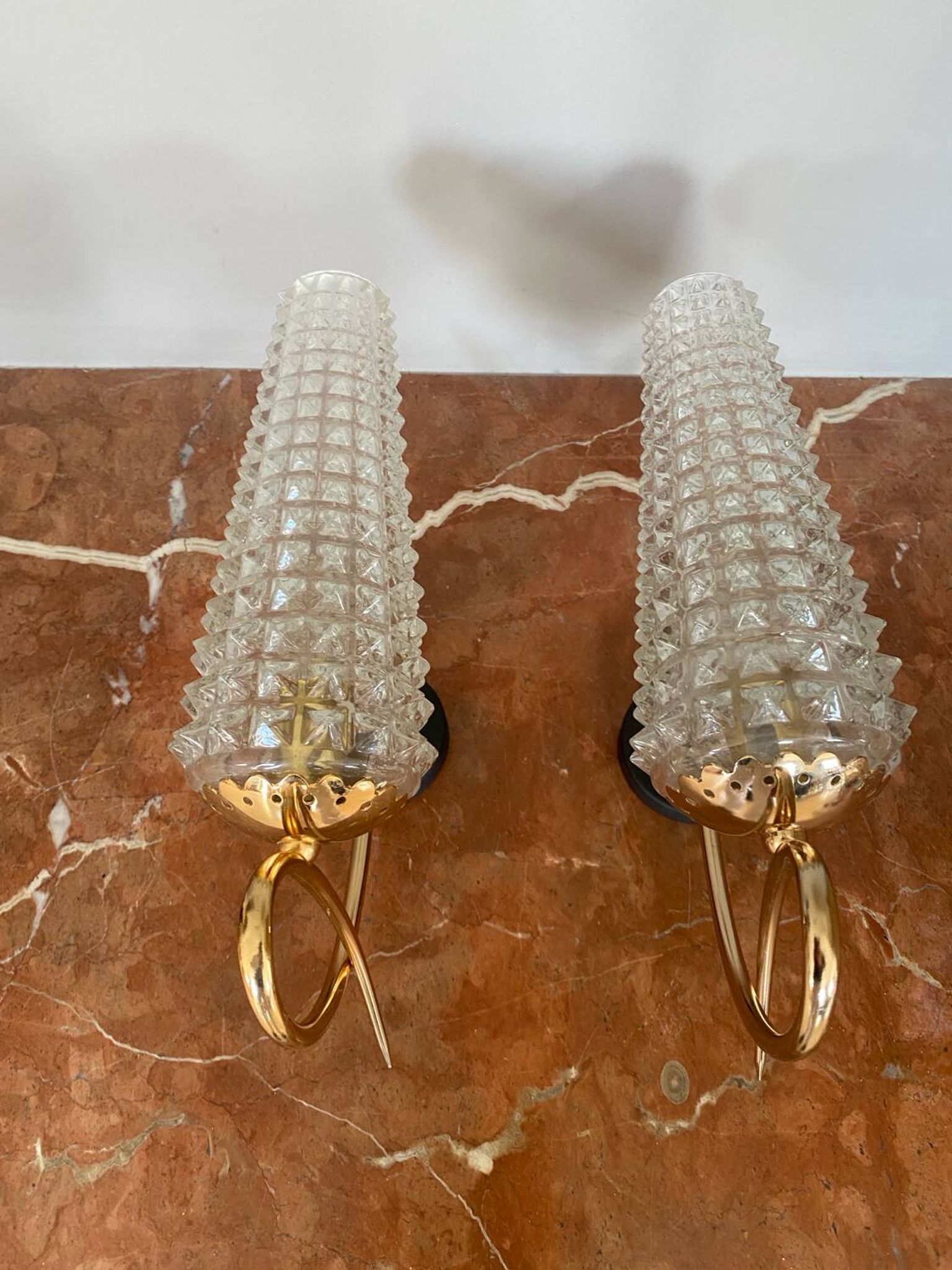 Pair of Arlus wall lights 1960