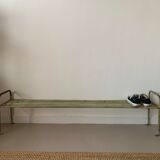 Antique metal bench