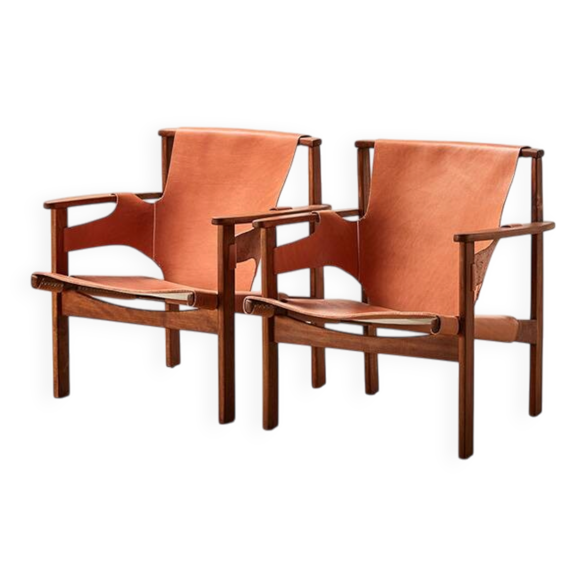 Carl-Axel Acking Pair of Trienna Lounge Chairs for Nordiska Kompaniet 1957