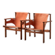 Carl-Axel Acking Pair of Trienna Lounge Chairs for Nordiska Kompaniet 1957