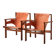 Carl-Axel Acking Pair of Trienna Lounge Chairs for Nordiska Kompaniet 1957