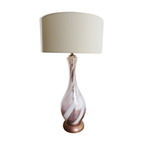 lampe de table en verre de Murano 1950