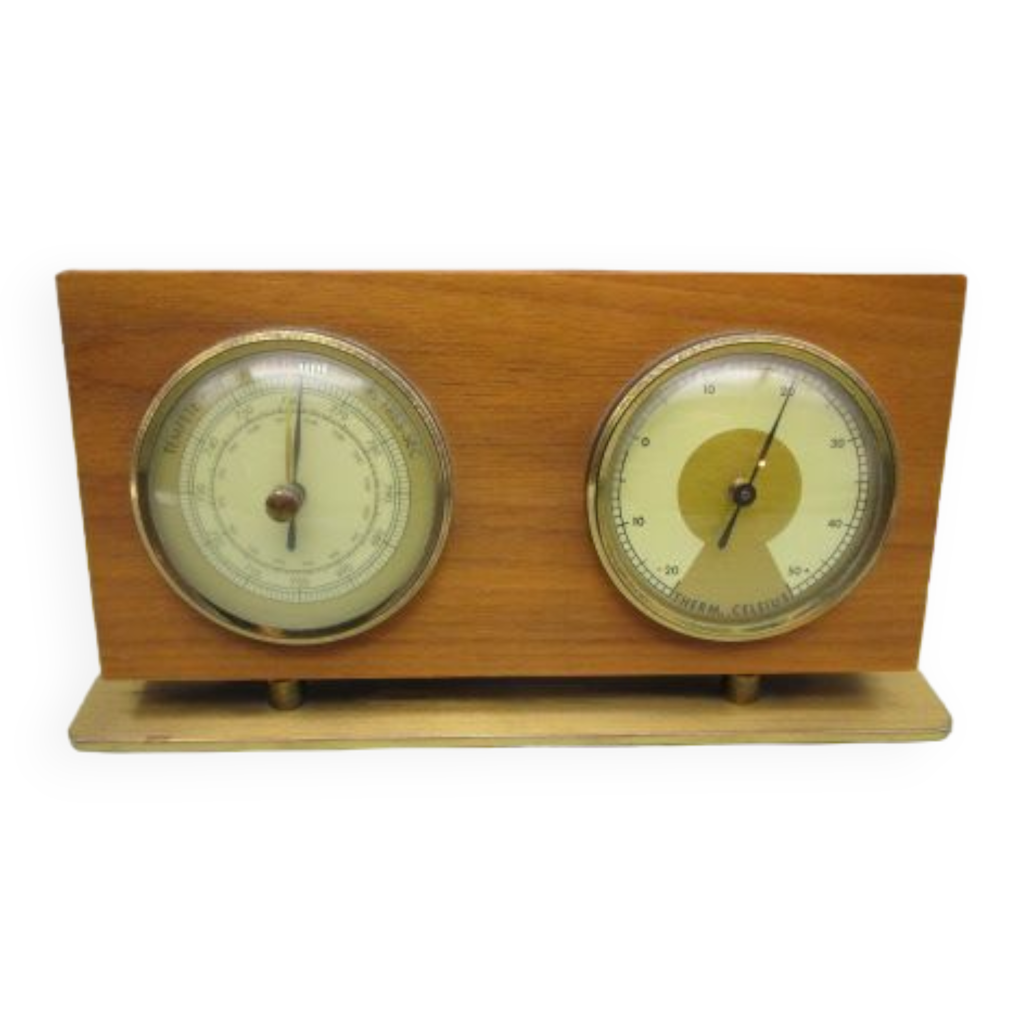 Vintage thermometer and barometer 50s