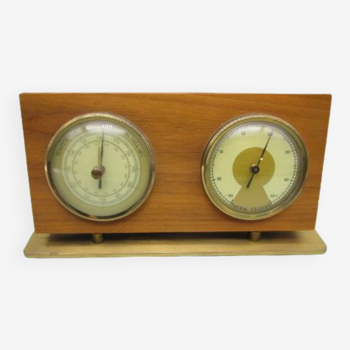 Vintage thermometer and barometer 50s
