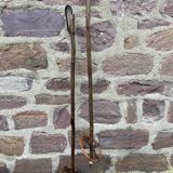 Bâtons de ski vintage en bois 1920s french old ski décoration chalet alpes