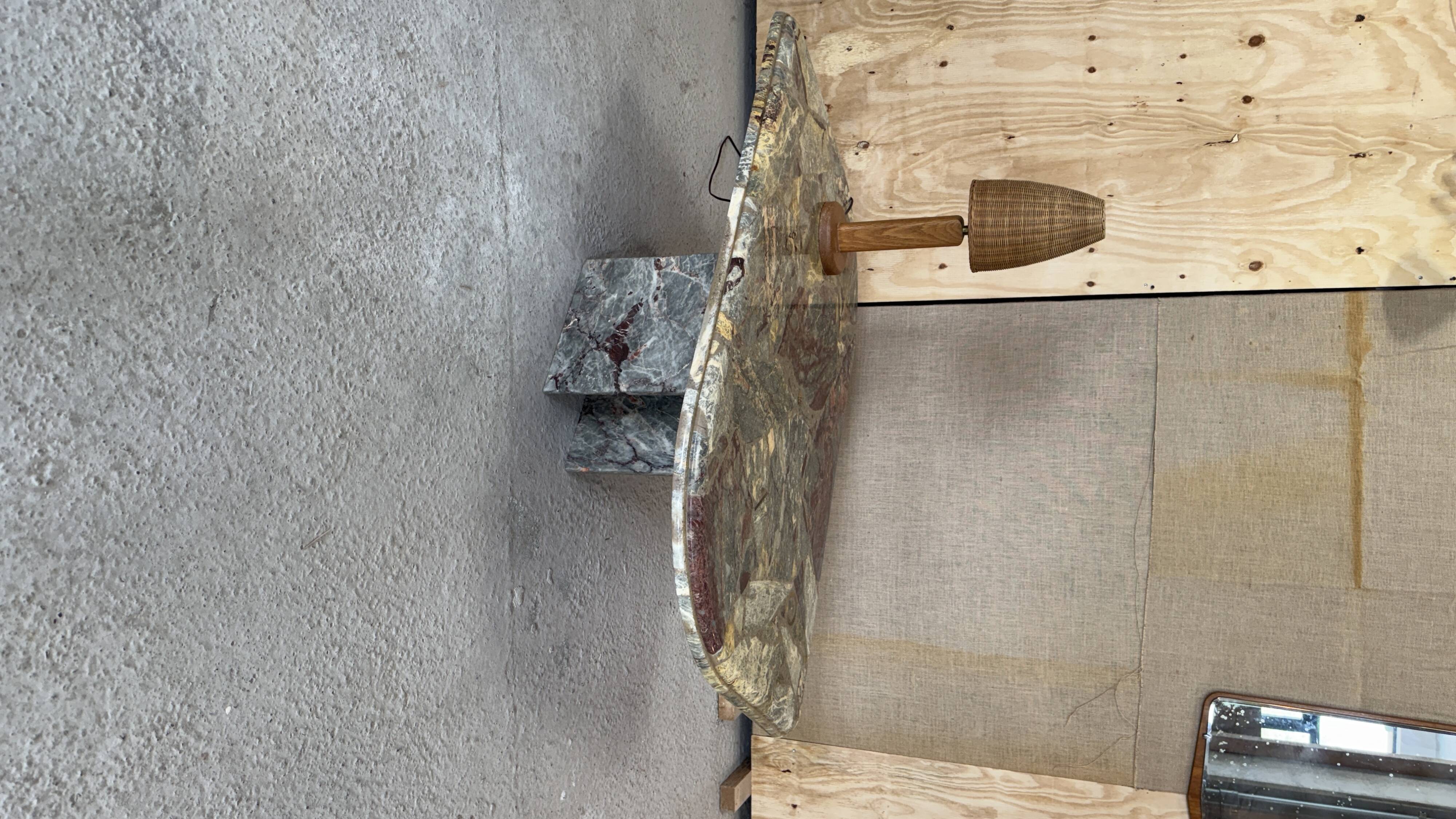 Green marble coffeetable