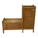 Oak entrance cabinet by Guillerme and Chambron 1960
