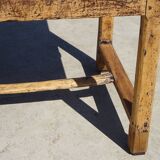 Restored solid oak farmhouse table