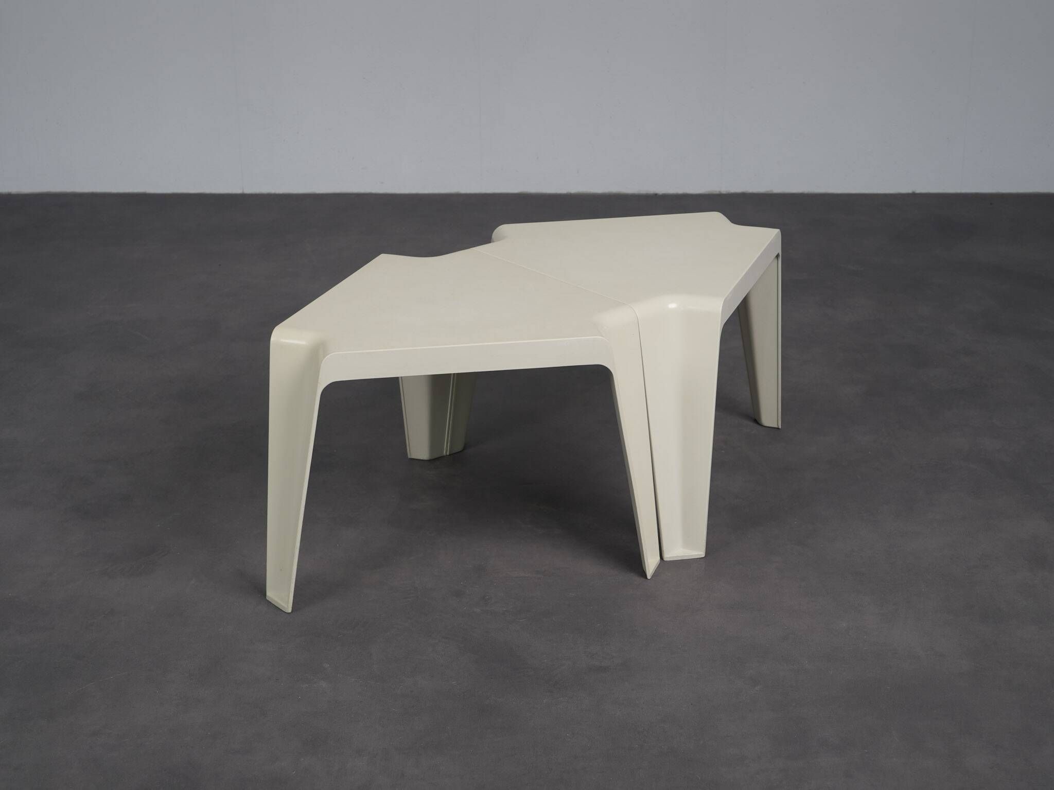 Set of 6 modular tables by Helmut Bätzner for Bofinger, Germany, 1970s