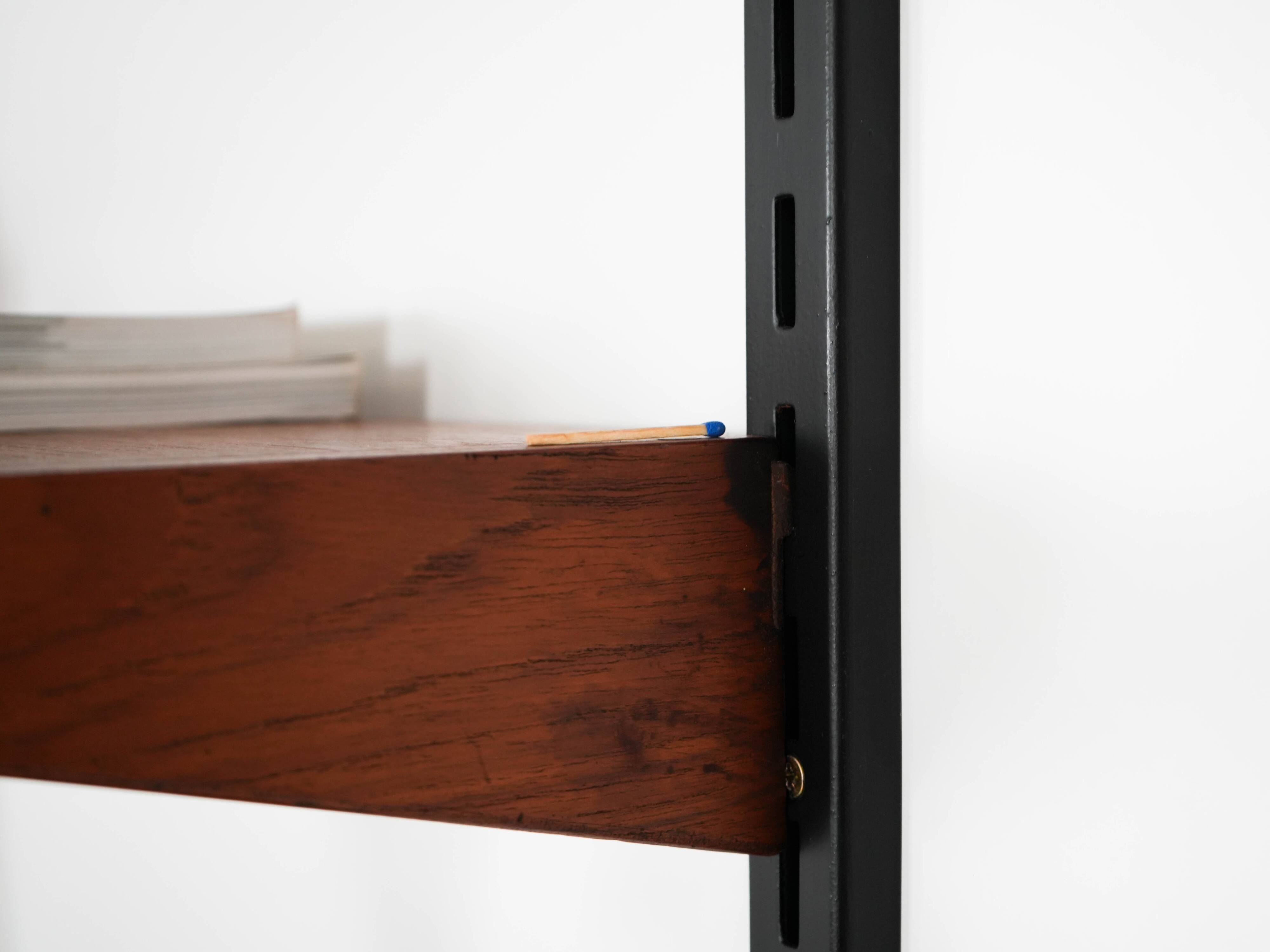 Teak modular shelving unit, Danish design, 1960s, designer: Kai Kristiansen