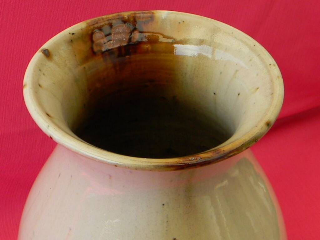 Vase en grès vernissé de Jacques VILAIN La Borne.