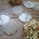 6 crystal verres dessous
