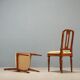 Walnut chairs - Italy 19th century