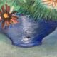 Tableau bouquet de fleurs vintage