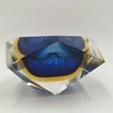 Cendrier sommerso en verre de murano