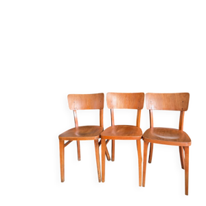 Ensemble de 3 chaises - bistrot thonet