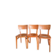 Set of 3 vintage Thonet bistro chairs