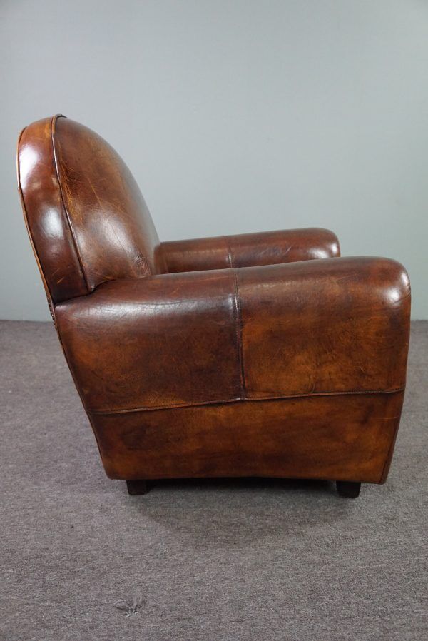 Sheepskin armchair
