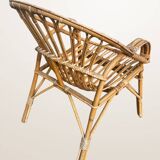 Basket chair in rattan