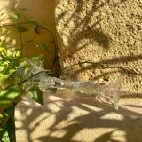 Bougeoir haut en verre