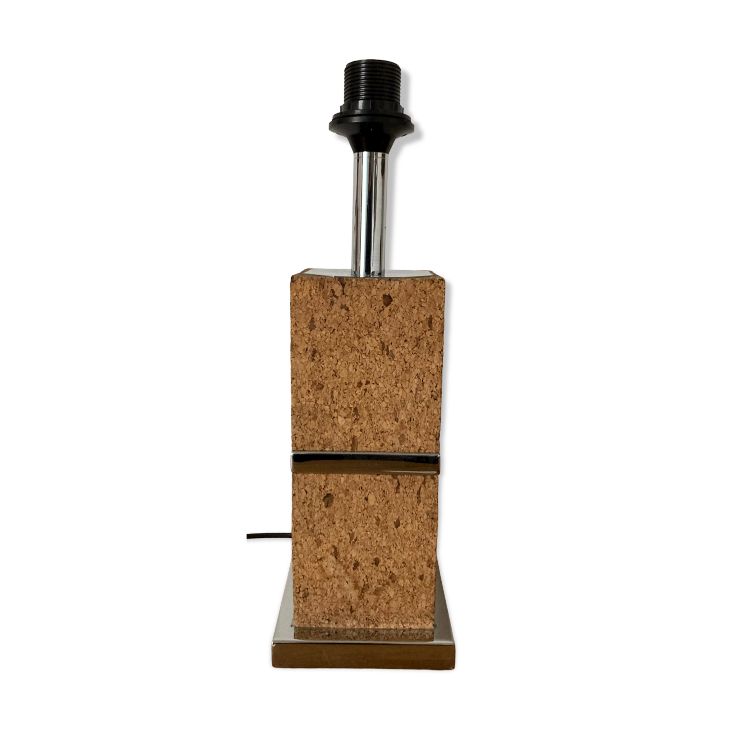 Product Popup Noel 22 Lamp 1970 in cork and chrome