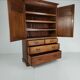 Antique Howard & Son’s Berners Street linen press – light oak, 19th century