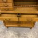 Vaisselier, buffet 2 corps vintage en chêne