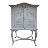 Sideboard in patinated solid wood