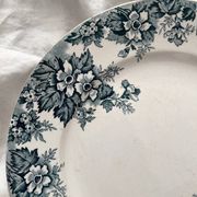 Round ironstone dish “Marie Louise” Saint Amand and Hamage