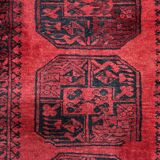 Antique Afghan Ersari handmade rug 118 cm x 196 cm 1920s