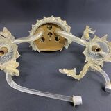 Large two-light wall lamp in Murano glass Venice